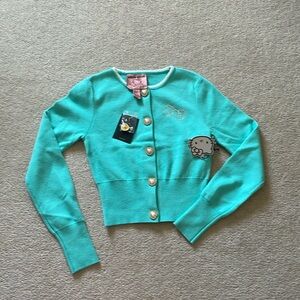 Hello kitty aqua sweater